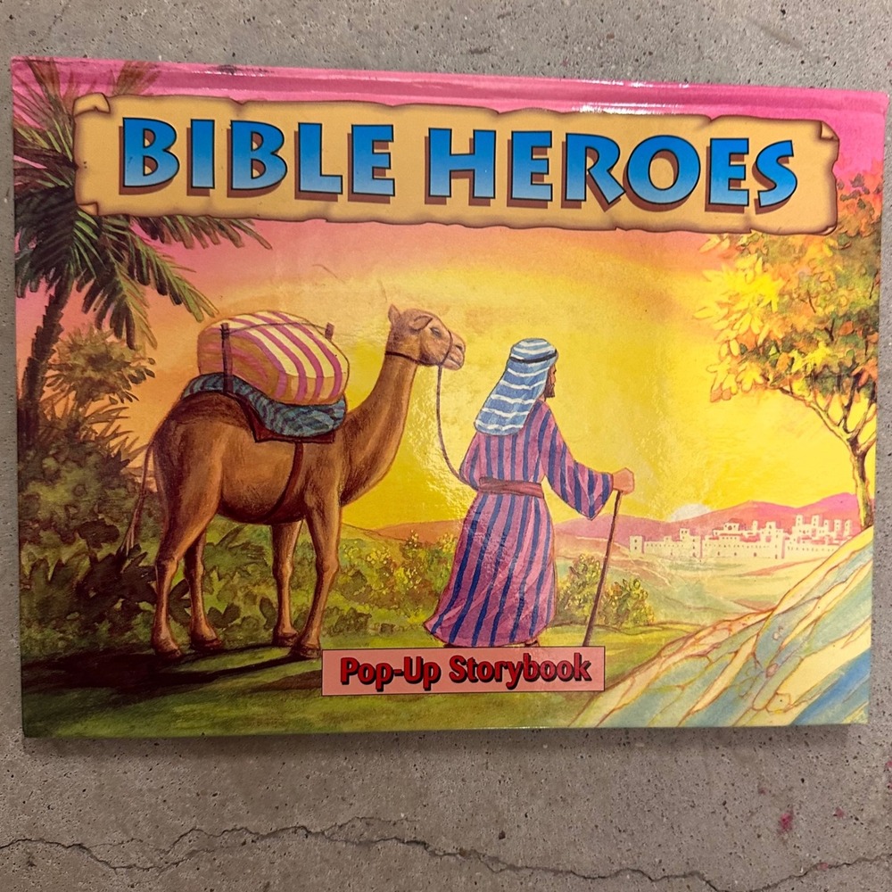 Bible Heroes Pop-Up Storybook Children's Christian Religious Education